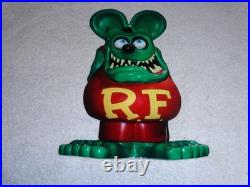 Vintage Ratfink Die-cut Rat Speed Shop 12 Metal Gasoline & Oil Sign Gas! Fink