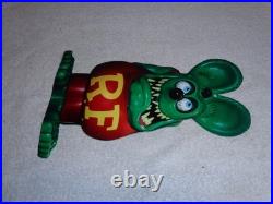 Vintage Ratfink Die-cut Rat Speed Shop 12 Metal Gasoline & Oil Sign Gas! Fink