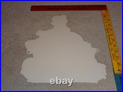 Vintage Ratfink Drives 1950 Stick Chevrolet 12 Metal Gasoline Oil Rat Fink Sign