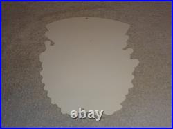 Vintage Ratfink Praying Fink Green Smoking 1' Enamel Metal Gasoline Oil Rat Sign