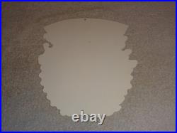 Vintage Ratfink Praying Fink Green Smoking 1' Enamel Metal Gasoline Oil Rat Sign