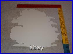 Vintage Ratfink Rides Motorcycle 12 Porcelain Metal Rat Fink Gasoline Oil Sign