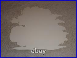 Vintage Ratfink Rides Motorcycle 12 Porcelain Metal Rat Fink Gasoline Oil Sign