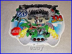 Vintage Ratfink Volkswagen Beetle Bug Porcelain Metal Rat Fink Gasoline Car Sign Vintage Ratfink Volkswagen Beetle Bug Porcelain Metal Rat Fink Gasoline Car Sign