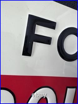 Vintage Real Estate Realtor For Sale Metal Sign Nos New Bohanna Merchants Co Mi