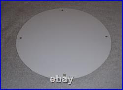 Vintage Red Crown Gasoline 11 3/4 Porcelain Metal Standard Oil Pump Plate Sign