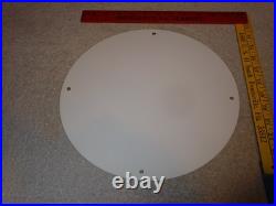 Vintage Red Indian Mccoll Frontenac 11 3/4 Porcelain Metal Canada, Gas Oil Sign