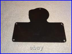 Vintage Red Indian Mccoll-frontenac Products Porcelain Metal Gasoline & Oil Sign