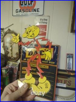 Vintage Reddy Kilowatt Electric Power Company Porcelain Metal Sign Rare