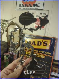 Vintage Reddy Kilowatt Electric Power Company Porcelain Metal Sign Rare