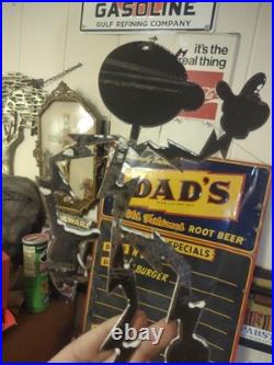 Vintage Reddy Kilowatt Electric Power Company Porcelain Metal Sign Rare