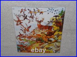 Vintage Remington Game Load Pheasant Turkey 12 Porcelain Metal Gun Hunting Sign