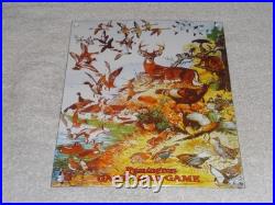 Vintage Remington Game Load Pheasant Turkey 12 Porcelain Metal Gun Hunting Sign