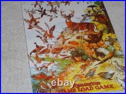 Vintage Remington Game Load Pheasant Turkey 12 Porcelain Metal Gun Hunting Sign