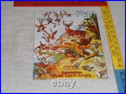 Vintage Remington Game Load Pheasant Turkey 12 Porcelain Metal Gun Hunting Sign