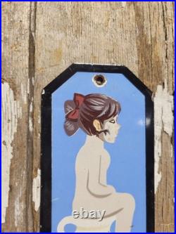 Vintage Restroom Porcelain Sign Old Toilet Bathroom Plaques Boy Girl Mens Womens Vintage Restroom Porcelain Sign Old Toilet Bathroom Plaques Boy Girl Mens Womens