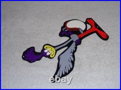 Vintage Road Runner Mopar Plymouth Bird 12 Metal Looney Tunes Roadrunner Sign