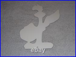 Vintage Road Runner Mopar Plymouth Bird 12 Metal Looney Tunes Roadrunner Sign