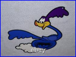 Vintage Roadrunner Looney Tunes Road Runner Plymouth Car Metal Gasoline Oil Sign