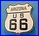 Vintage_Route_66_Porcelain_Metal_USA_Gasoline_Highway_Arizona_Az_Shield_Sign_01_akz