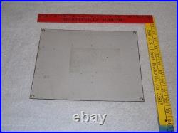 Vintage Royal Baking Powder New York 10 Porcelain Metal Bake, Gasoline Oil Sign