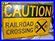 Vintage_Rural_West_Virginia_Caution_Railroad_Crossing_Metal_Sign_36_X_24_Used_01_dxp