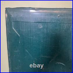 Vintage S&H Green Stamps Metal Embossed Stout Sign #3 47x58.5 OG 1950's RARE