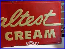 Vintage Sealtest Ice Cream Metal Sign