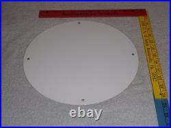 Vintage Shamrock Oil And Gas Corporation 11 3/4 Porcelain Metal Gasoline Sign