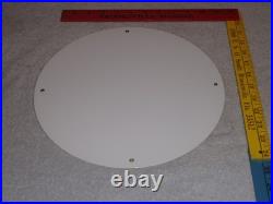 Vintage Shamrock Oil And Gas Corporation 11 3/4 Porcelain Metal Gasoline Sign Vintage Shamrock Oil And Gas Corporation 11 3/4 Porcelain Metal Gasoline Sign