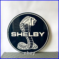Vintage Shelby Cobra Metal Sign Muscle Car Garage Decor XL. 19.7 (50cm)