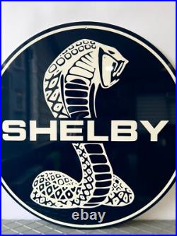 Vintage Shelby Cobra Metal Sign Muscle Car Garage Decor XL. 19.7 (50cm)