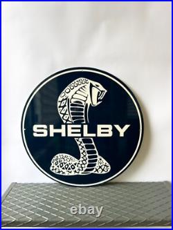 Vintage Shelby Cobra Metal Sign Muscle Car Garage Decor XL. 19.7 (50cm)