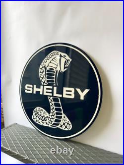 Vintage Shelby Cobra Metal Sign Muscle Car Garage Decor XL. 19.7 (50cm)