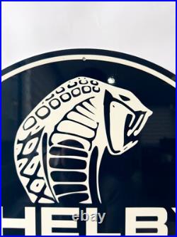 Vintage Shelby Cobra Metal Sign Muscle Car Garage Decor XL. 19.7 (50cm)