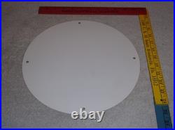 Vintage Signal Gasoline Car Turns Airplane! 11 3/4 Porcelain Metal Gas Oil Sign