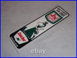 Vintage Sinclair Gasoline And S & H Green Stamps 15 Metal Gas & Oil Sign W Dino