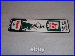 Vintage Sinclair Gasoline And S & H Green Stamps 15 Metal Gas & Oil Sign W Dino