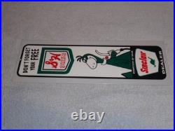 Vintage Sinclair Gasoline And S & H Green Stamps 15 Metal Gas & Oil Sign W Dino