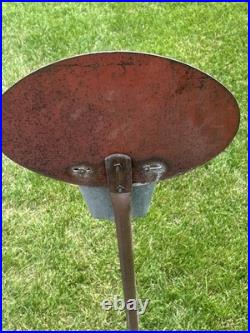 Vintage Sipco Stand Ashtray No Smoking Beyond This Area Put'em Here Sign 43