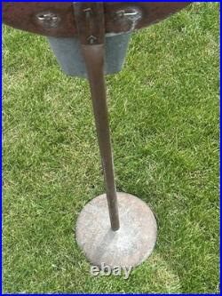 Vintage Sipco Stand Ashtray No Smoking Beyond This Area Put'em Here Sign 43