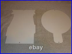 Vintage Soda Sign Lot Of 2 Green River Mermaid Pepsi Cola Woman Metal Gas & Oil