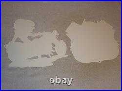Vintage Speed Shop Motorcycle Betty Boop 11 3/4 Metal Gas Advertising Sign Lot