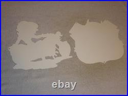 Vintage Speed Shop Motorcycle Betty Boop 11 3/4 Metal Gas Advertising Sign Lot