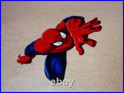 Vintage Spiderman Movie Tv Show Die-cut Flying Spider Man 12 Metal Gas Oil Sign