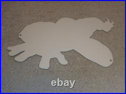 Vintage Spiderman Movie Tv Show Die-cut Flying Spider Man 12 Metal Gas Oil Sign