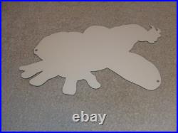 Vintage Spiderman Movie Tv Show Die-cut Flying Spider Man 12 Metal Gas Oil Sign