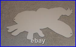 Vintage Spiderman Movie Tv Show Die-cut Flying Spider Man 12 Metal Gas Oil Sign