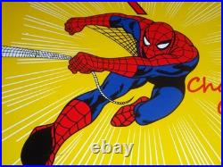 Vintage Spiderman Tv Show & Bardahl Gasoline Movie 12 Porcelain Metal Oil Sign