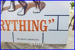 Vintage Spik N Span All Purpose Cleanser Sign AAA Sign Co Tin Sign